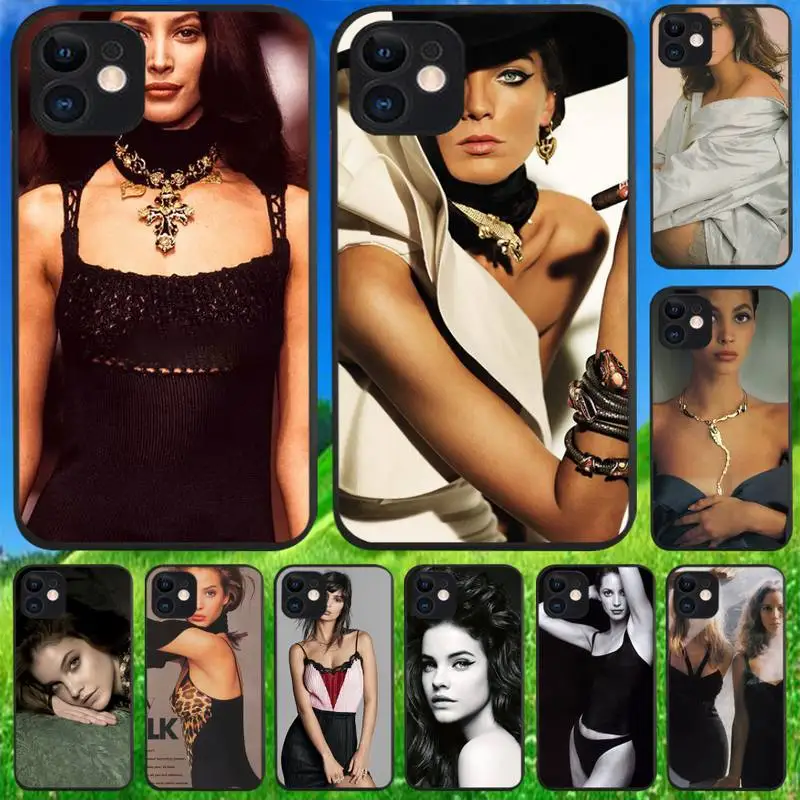 

Christy Turlington Phone Case For Iphone 6 6s 7 8 Plus XR X XS XSmax 11 12 Pro Mini Max