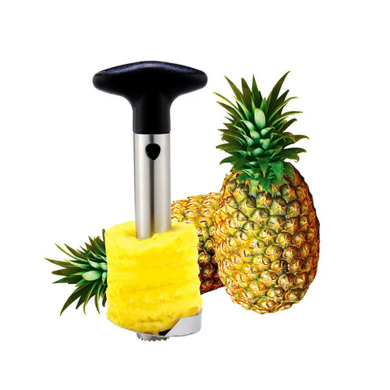 

1Pcs 2021 New Stainless Steel Pineapple Peeler Black Green Yellow Slice Peeling Knife Household Fruit Tool
