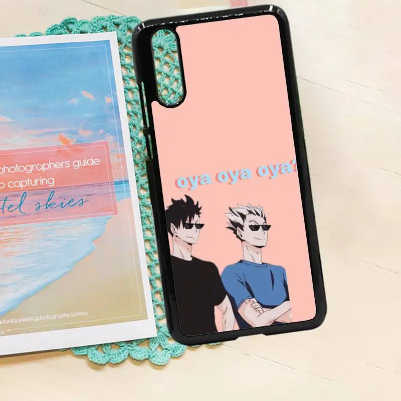 

Nekoma Haikyuu hot anime manga high quality Phone Case shell PC for iPhone 11 12 pro XS MAX 8 7 6 6S Plus X 5S SE 2020 XR
