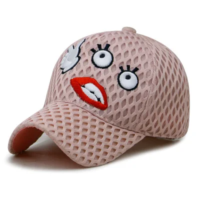 pink lip Большие размеры, бейсболка для мужчин, для взрослых, летняя, сетчатая, хип-хоп, шляпа с большой головой, мужская, большой размер, простая бейсболка, кепки M 56-60 см L 60-62 см - Цвет: pink lip