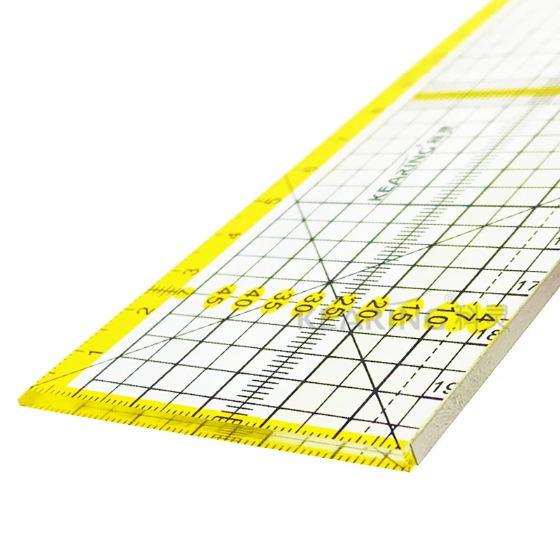 New Quilting Ruler Acrylic Quilters with Double Colored Grid Lines for Easy Precision Cutting Sewing | Канцтовары для офиса и