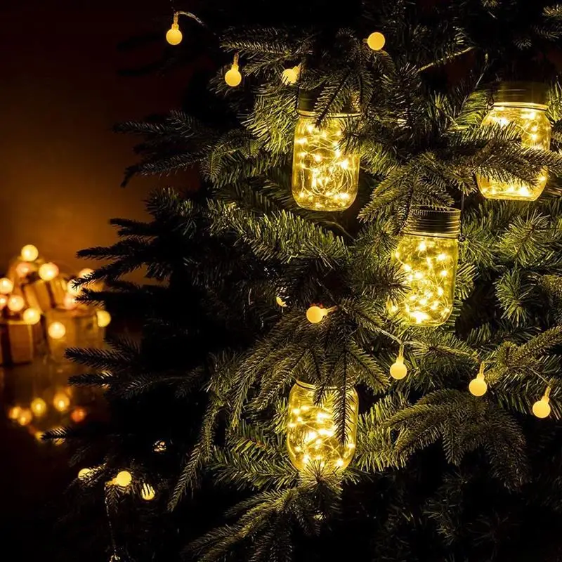 6 шт. светодиодные гирлянды на солнечной батарее |