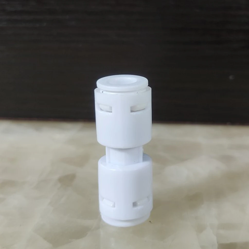 5Pieces 1/4 inch Pushfit Straight Ball Valve Connector Fitting - Fridge Pipe RO Water Reverse Osmosis Tubing | Обустройство дома