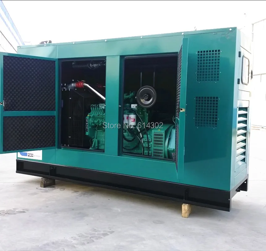 100kw/125kva дизельный генератор Cummins/дизельный с 6BTA5. 9-G2 двигатель Cummins и бесщеточный
