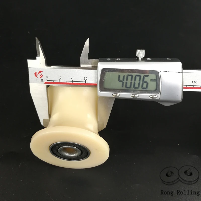 Скользящий рифленый нейлоновый ролик диаметром 60 мм толщиной 48 U образный паз 50