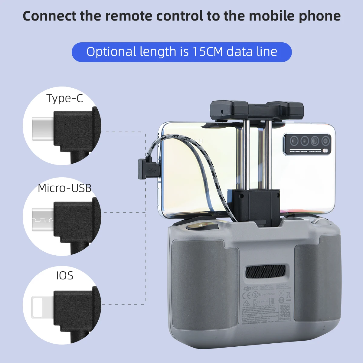 OTG кабель для передачи данных 15/30 см IOS/Type-C/Micro-USB Кабель-адаптер планшета телефона