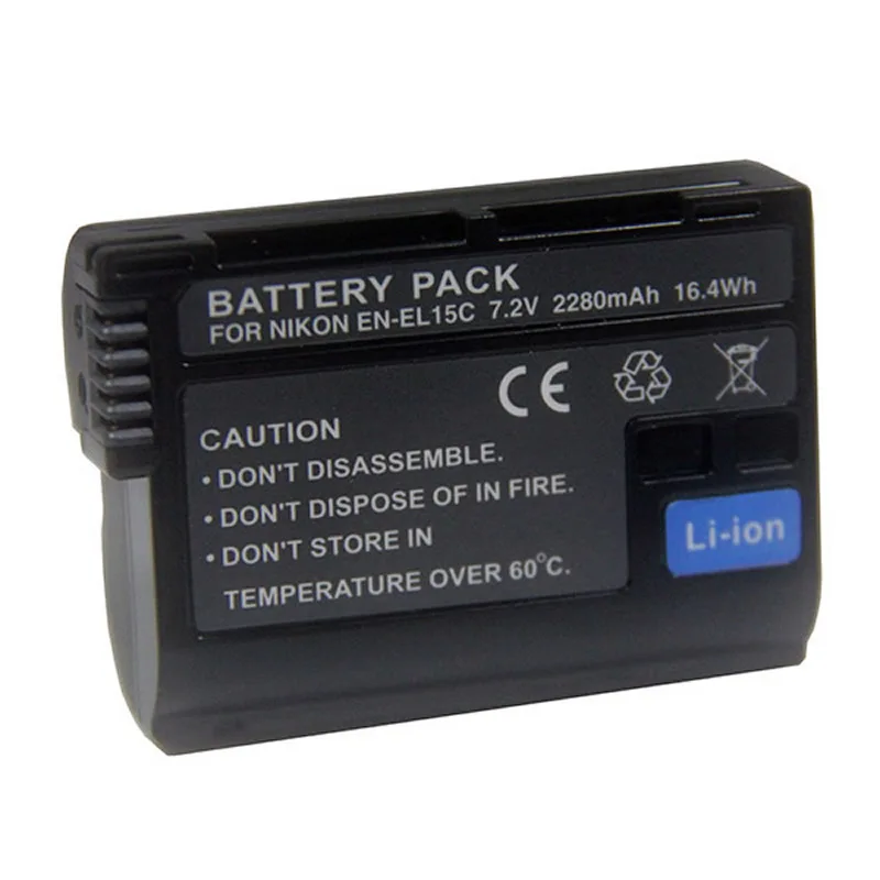 Paquete de baterÃ­a de iones de litio recargable EN-EL15c EN-EL15b ENEL15 para...
