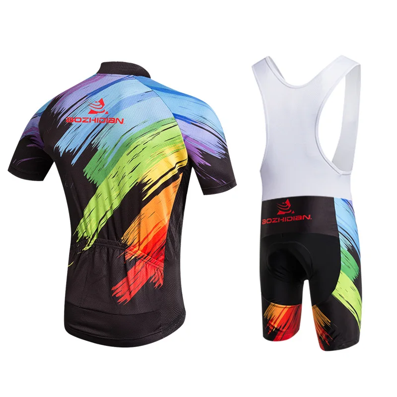 

Pro Team Cycling Jersey Men Set Bib Shorts Set 2021 Summer Mountain Bike Clothes Bicycle Suit MTB Bicycle Racing Uniform Clothes