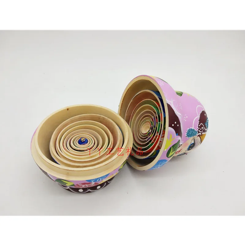 10 слойные куклы гнездышки дерево большой цветок живота цветущая удача русская