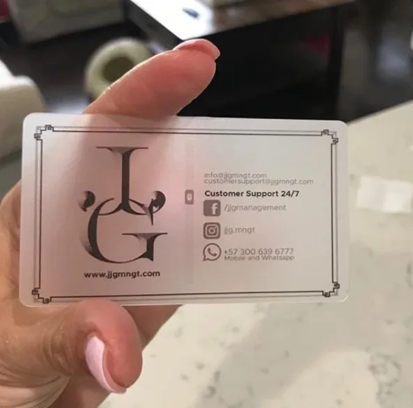 

Custom gift card pvc transparent 0.38mm Thickness Free Shipping