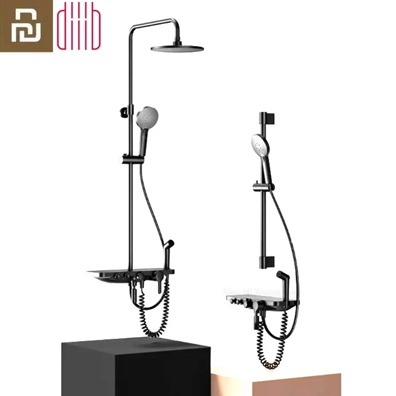 

Diiib Dabai Boost Shower Set Faucet Bathroom Bath Mixer Set Waterfall Rain Shower Head Bathtub Faucet Taps From Xiaomi Youpin