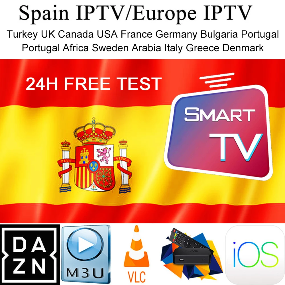 

Spain stable iptv m3u for Europe support Portugal Germany Poland is compatible with speaker satellite TV