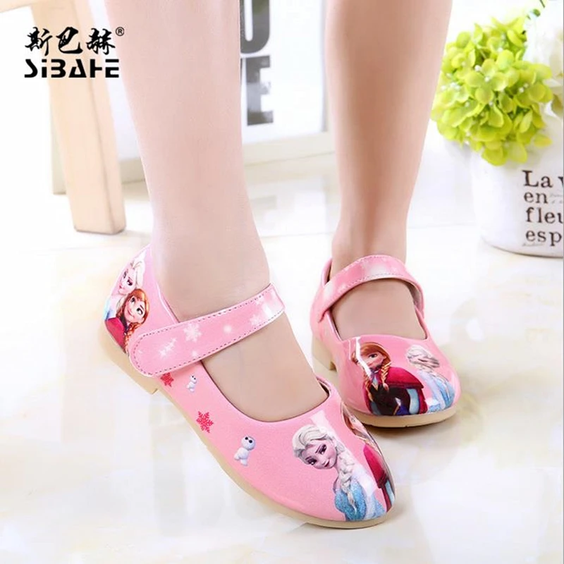 Детские Туфельки Эльзы для девочек повседневная детская обувь подарок на день