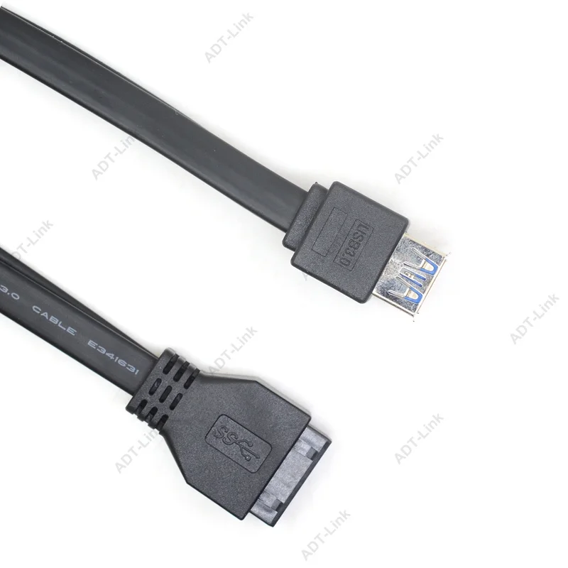 Usb 3 0 20 контактный гнездовой разъем для 2 usb a Разъем монтажа материнской платы