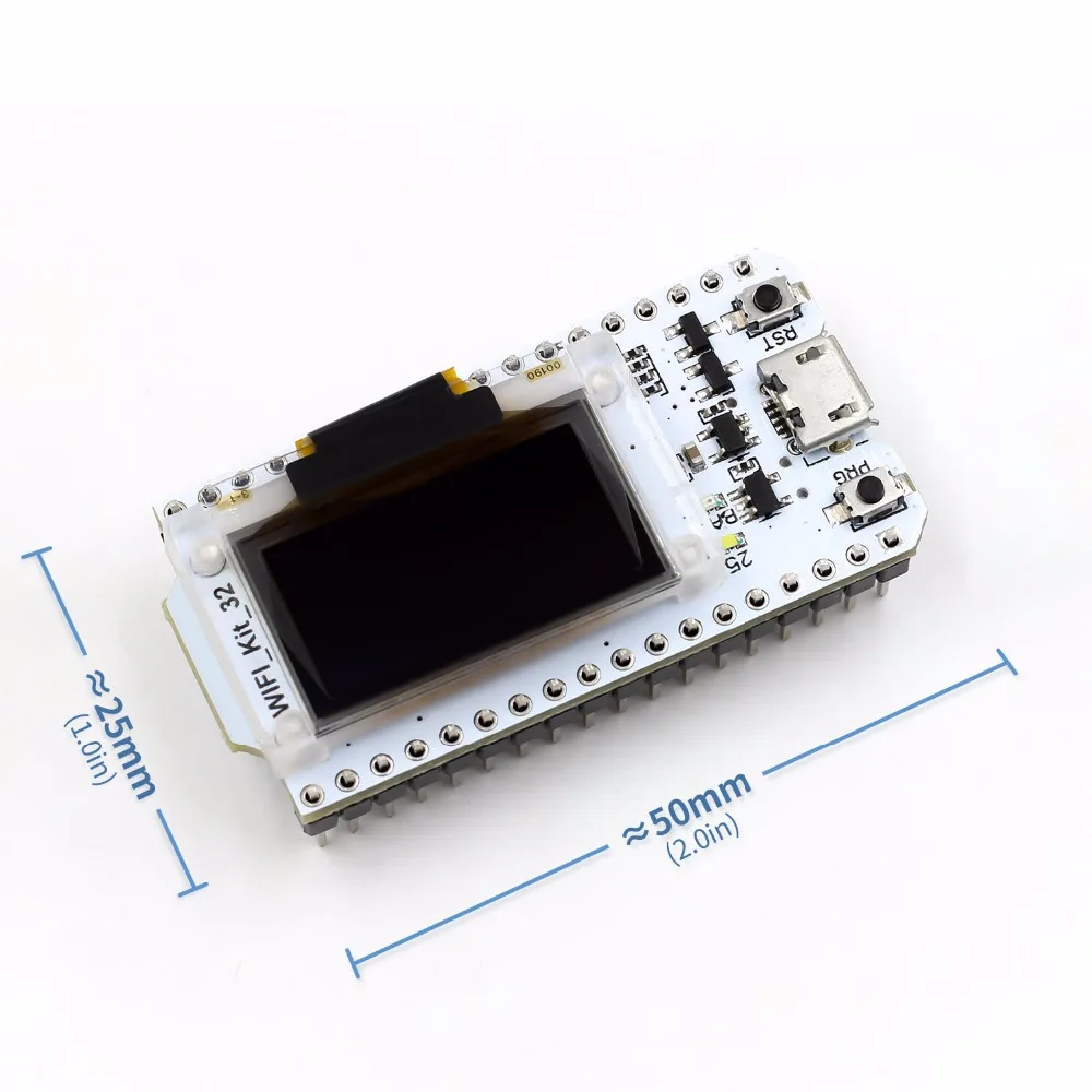 ESP32 Bluetooth WIFI комплект синий OLED 0 96 дюйма дисплей модуль CP2102 32 м Flash 3 В-7 в интернет