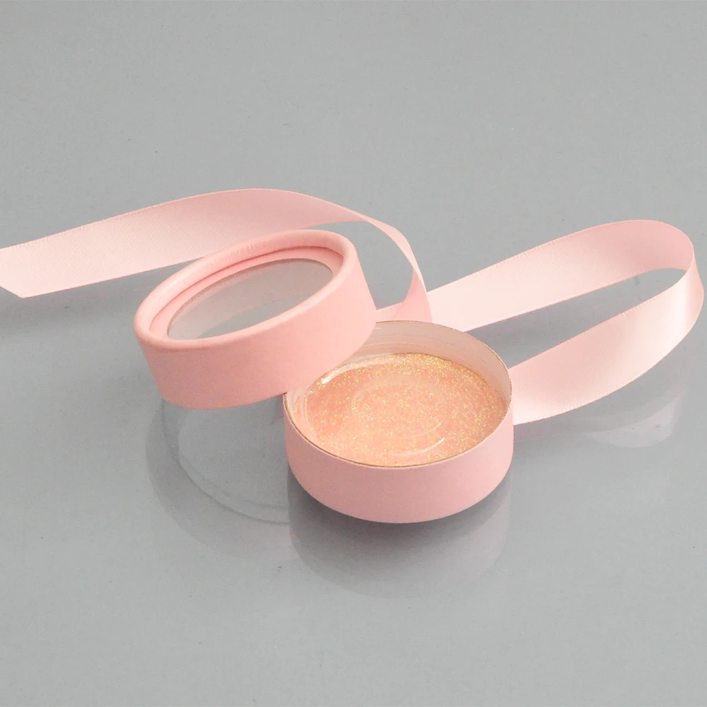 Оптовая продажа круглая упаковка для ресниц коробки Пользовательский логотип