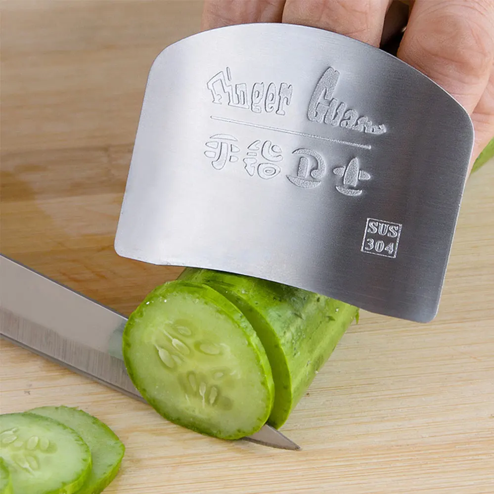 1 шт. защита для пальцев рук нож инструмент защиты кухонный из нержавеющей стали