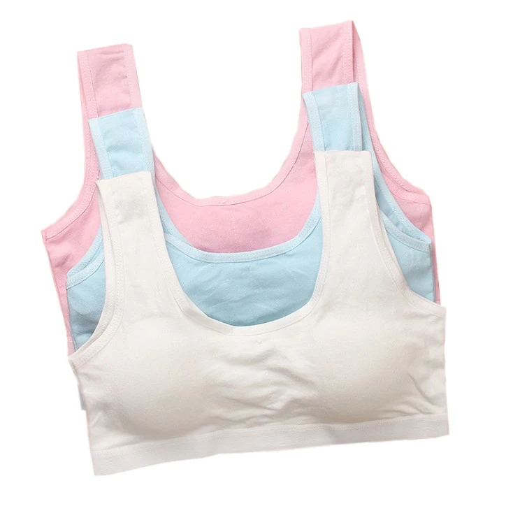 Бюстгальтер для девочек развивающий жилет хлопковый U Широкополосный женский