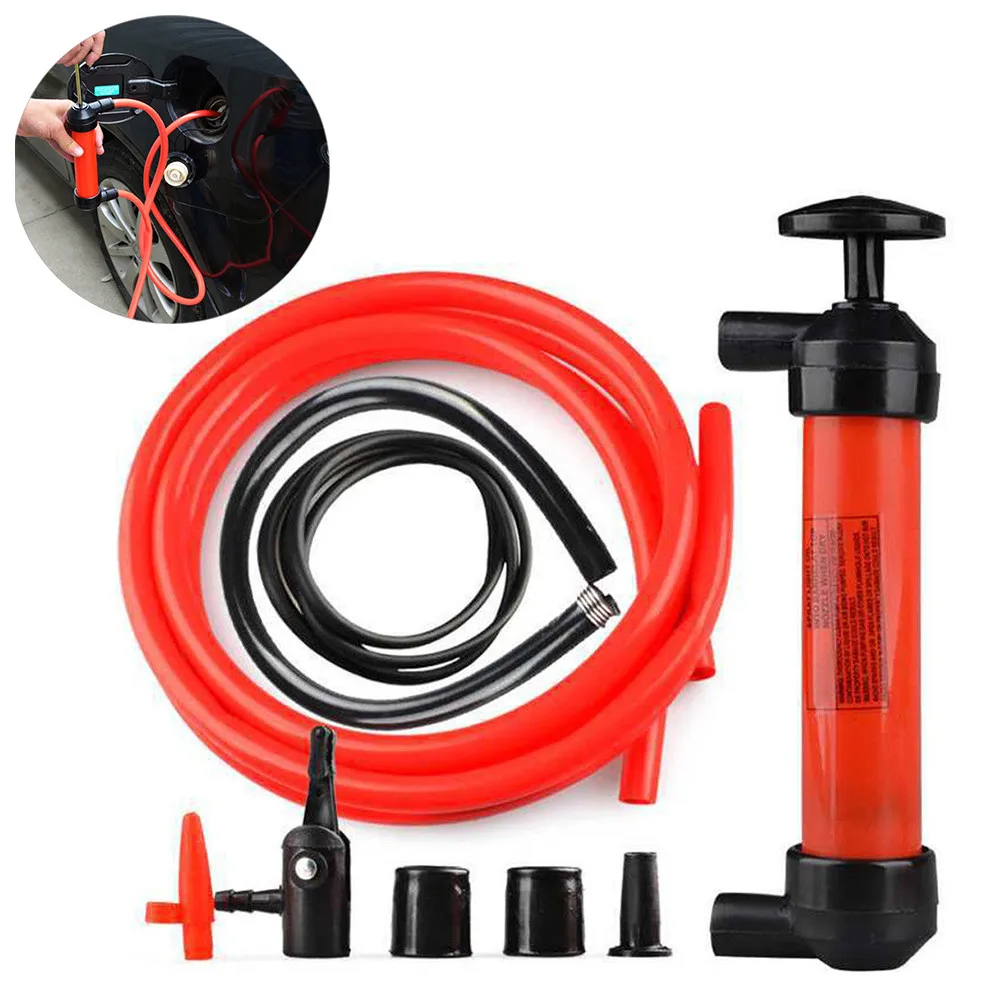 Портативный Ручной Масляный сифон автомобильный шланг экстрактор топлива и газа