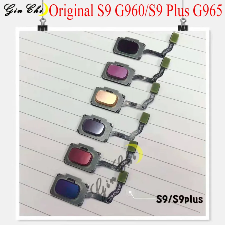 Сенсорный ID для Samsung S9 Home меню кнопка гибкий кабель лента G960F G965F запасные части plus