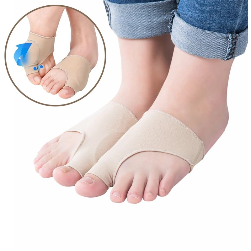 1 пара BYEPAIN Hallux Valgus Bunion корректор и рельефный рукав с гелевые антимозольные
