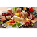 3D Алмазная вышивка, вышивка крестиком, вкусная красочная пища, Настенная картина, полная квадратная картина, алмазная живопись, Украшение стен в кухню, комнату