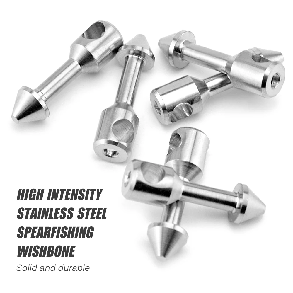 6 шт 316 Нержавеющая сталь с подвеской в форме &quotПодводная охота ружье соединяет