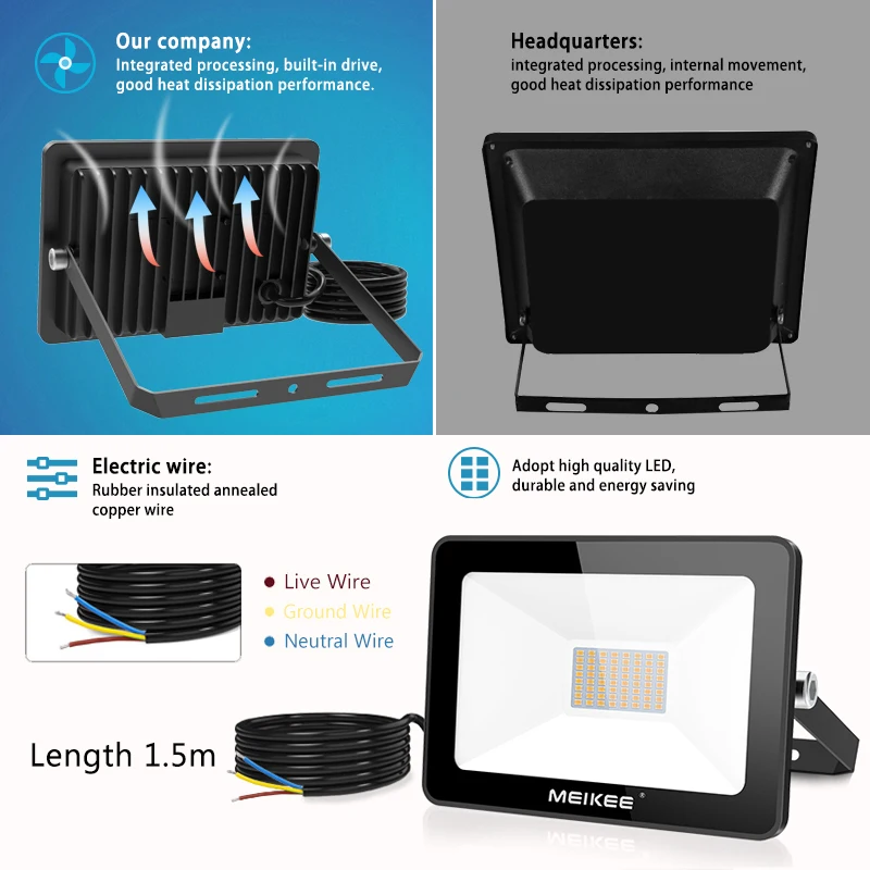 25 Вт Светодиодный прожектор AC220 в водонепроницаемый заливающего света