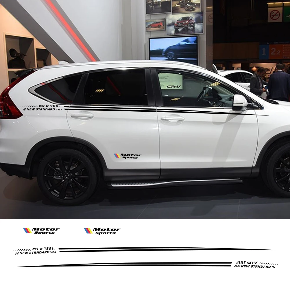 2 шт. автомобильный боковой корпус наклейки украшения Авто спортивный стиль