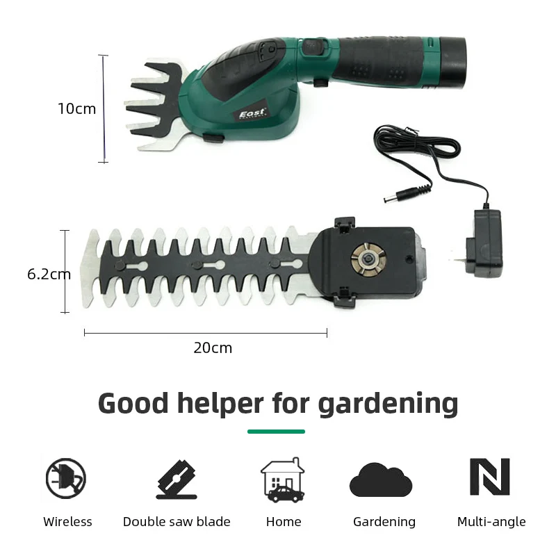 2-in-1 cordless grass trimmer Lithium-ion Rechargeable grass cutting machine Electric Lawn Mower Garden Tool trimmer for grass