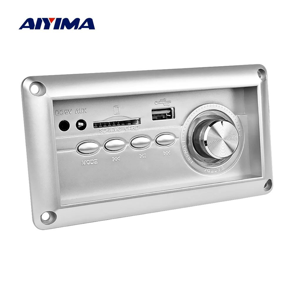 AIYIMA Многофункциональный Bluetooth MP3-плеер декодер AUX не допускающий потерь плата с FM
