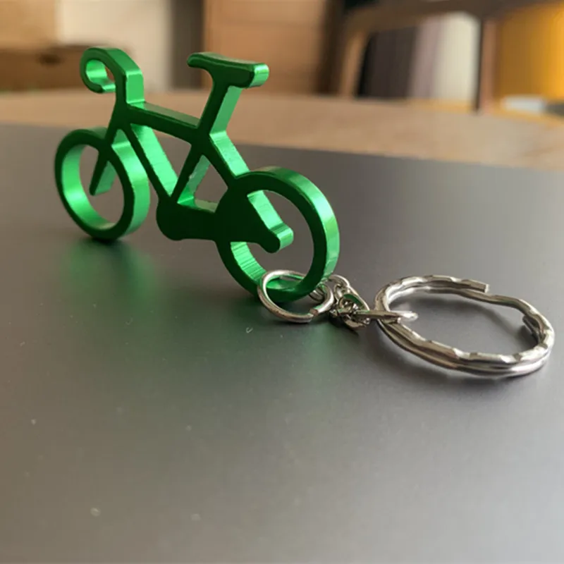 Цветной металлический мини брелок для велосипеда открывалка пивных бутылок