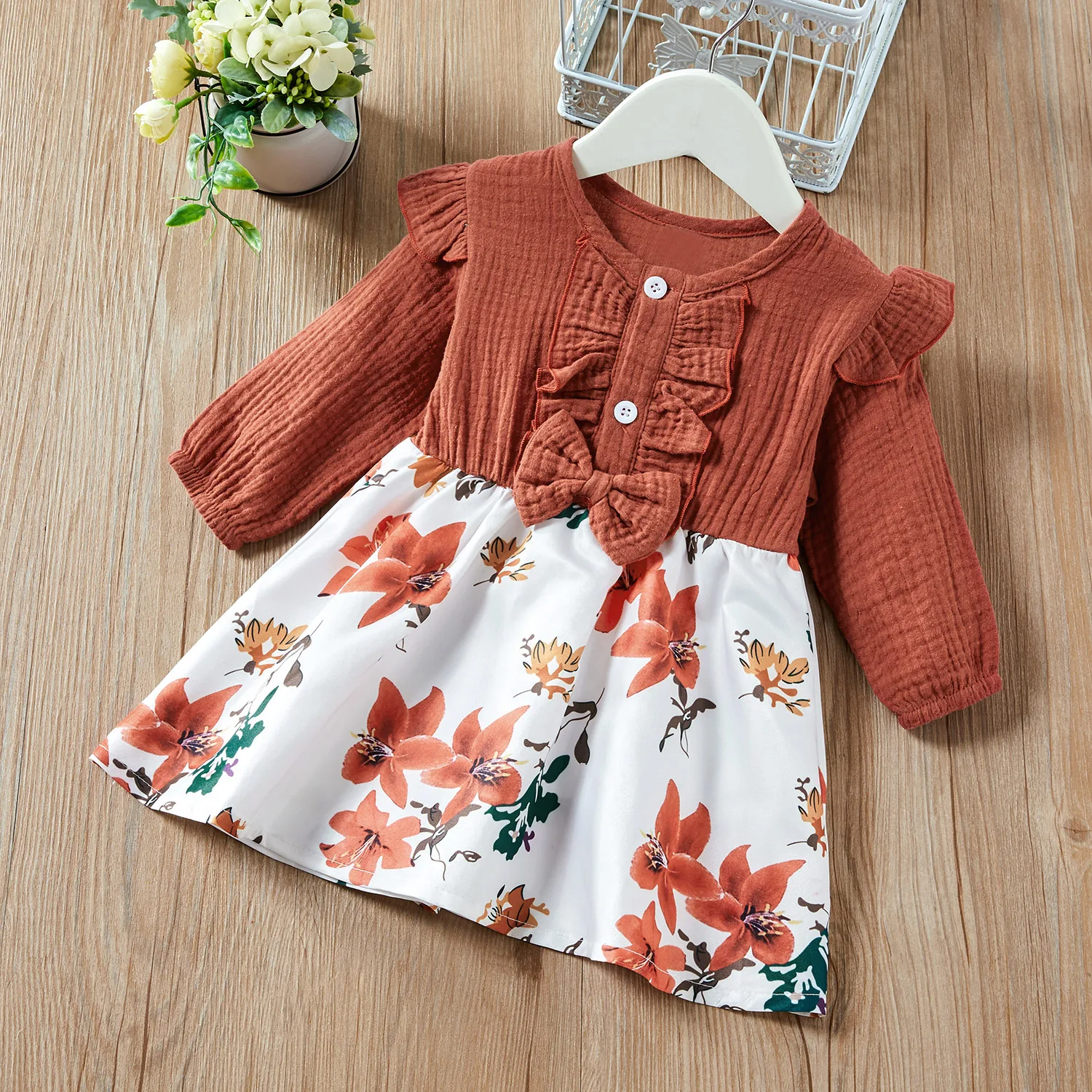 

Baby Girl Floral Sweet Dress