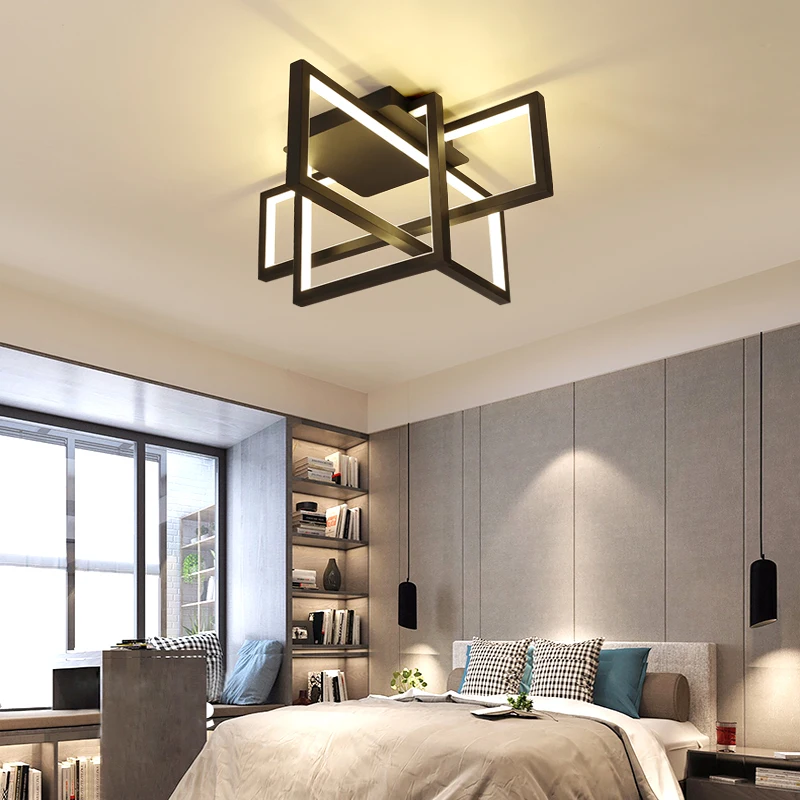 Современная светодиодная люстра с дистанционным управлением для гостиной