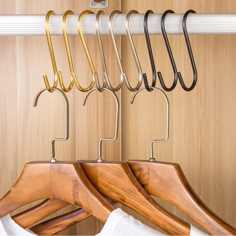 Многофункциональный s-образный крючок для кухни спальни вешалка перил держатель