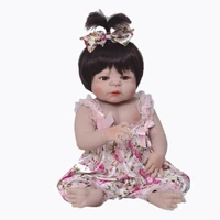 reborn baby doll 21 inch water bathable simulation baby soft and cute girls baby