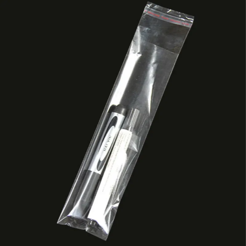 Прозрачный из целлофана с застежкой/BOPP/Полиэтиленовые пакеты 4*20 см Прозрачные