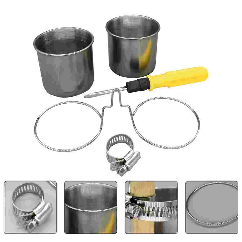 

1 Set Parrot Feeder Food Basin Pet Parrot Feeding Accessory (Assorted Color)