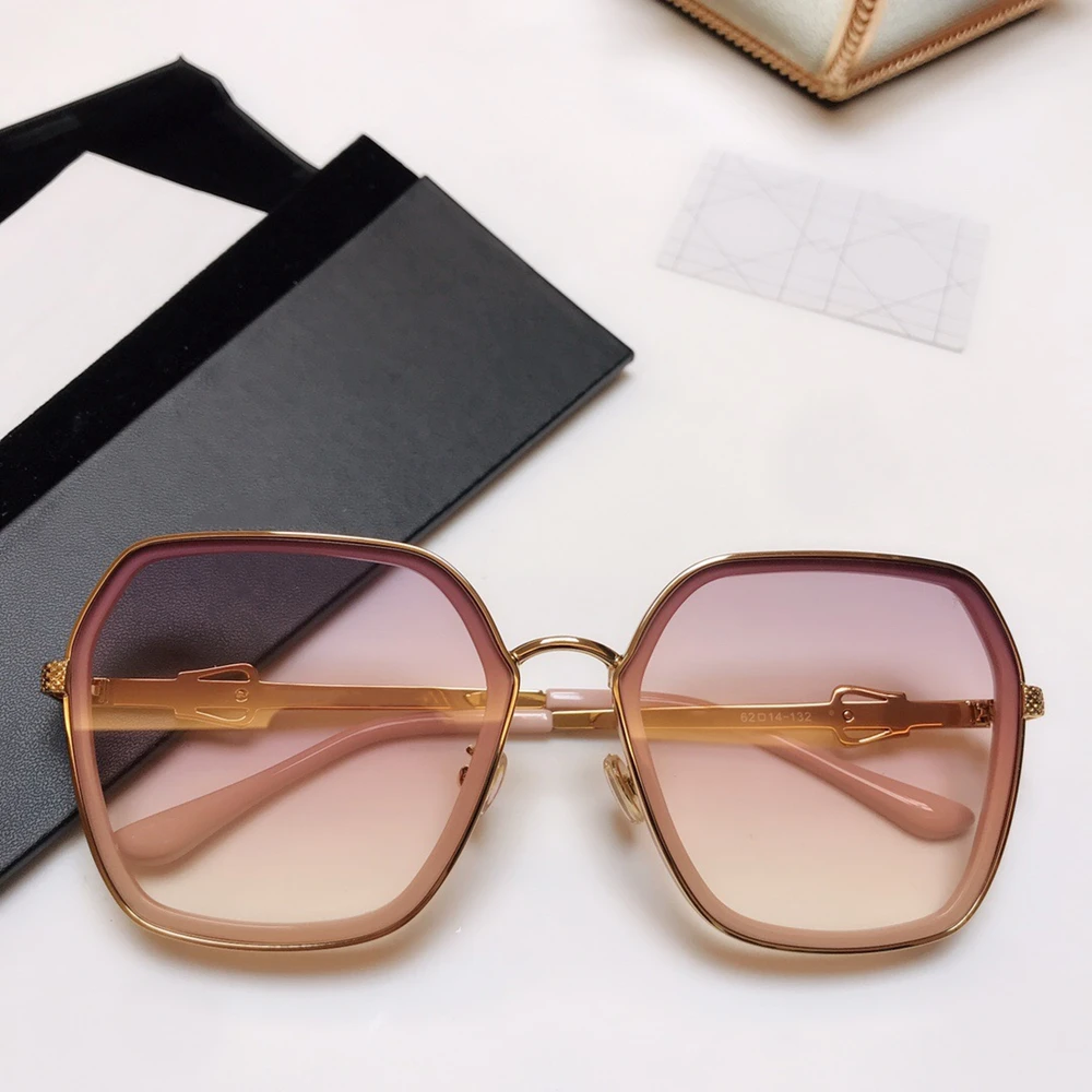 

Brand Designer Women's Sunglasses 2020 New Personality Sunglasses Summer Beach Sunglasses Metal Frame Women's Sunglasses