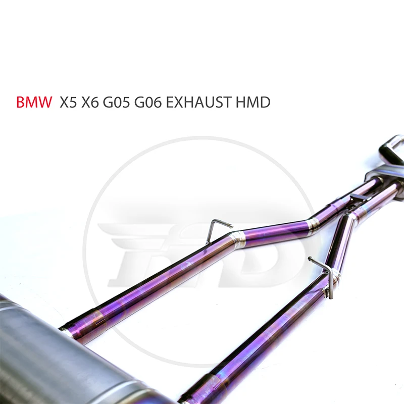 Выхлопная труба из титанового сплава HMD Catback подходит для BMW X5 X6 G05 G06 электронный