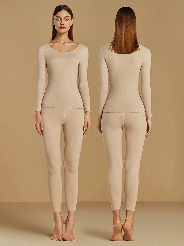 Women's Thermal Underwear plus Velvet De Autumn Suit Youth Seamless Blouse Thin Winter | Женская одежда