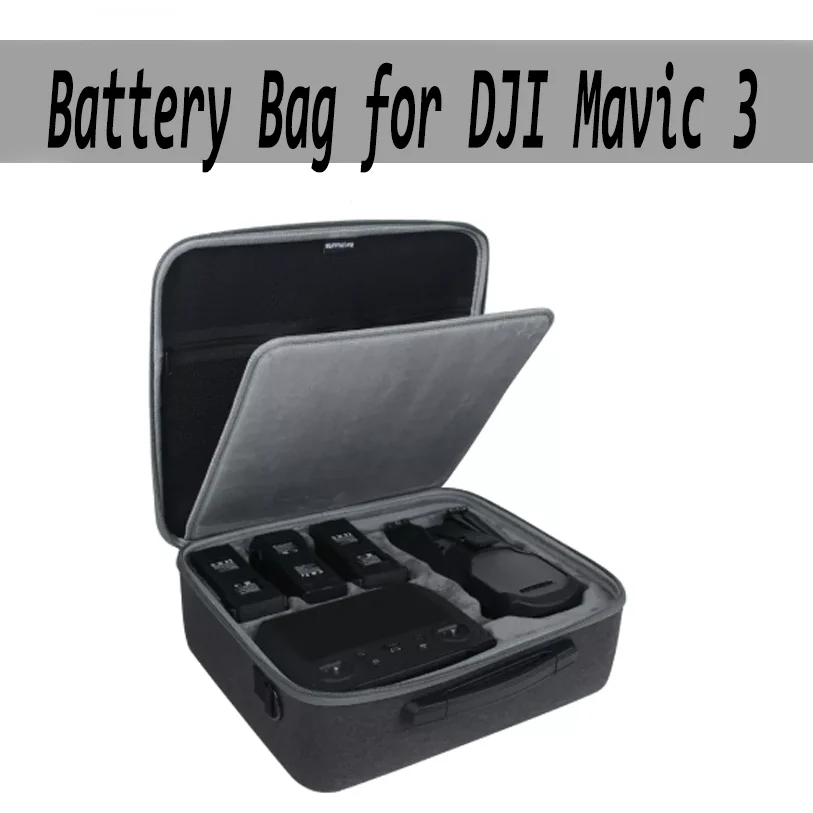 

Сумка для хранения аккумулятора для DJI Mavic 3 защитный чехол Портативная сумка аккумулятор Противоударная коробка аксессуары для дрона