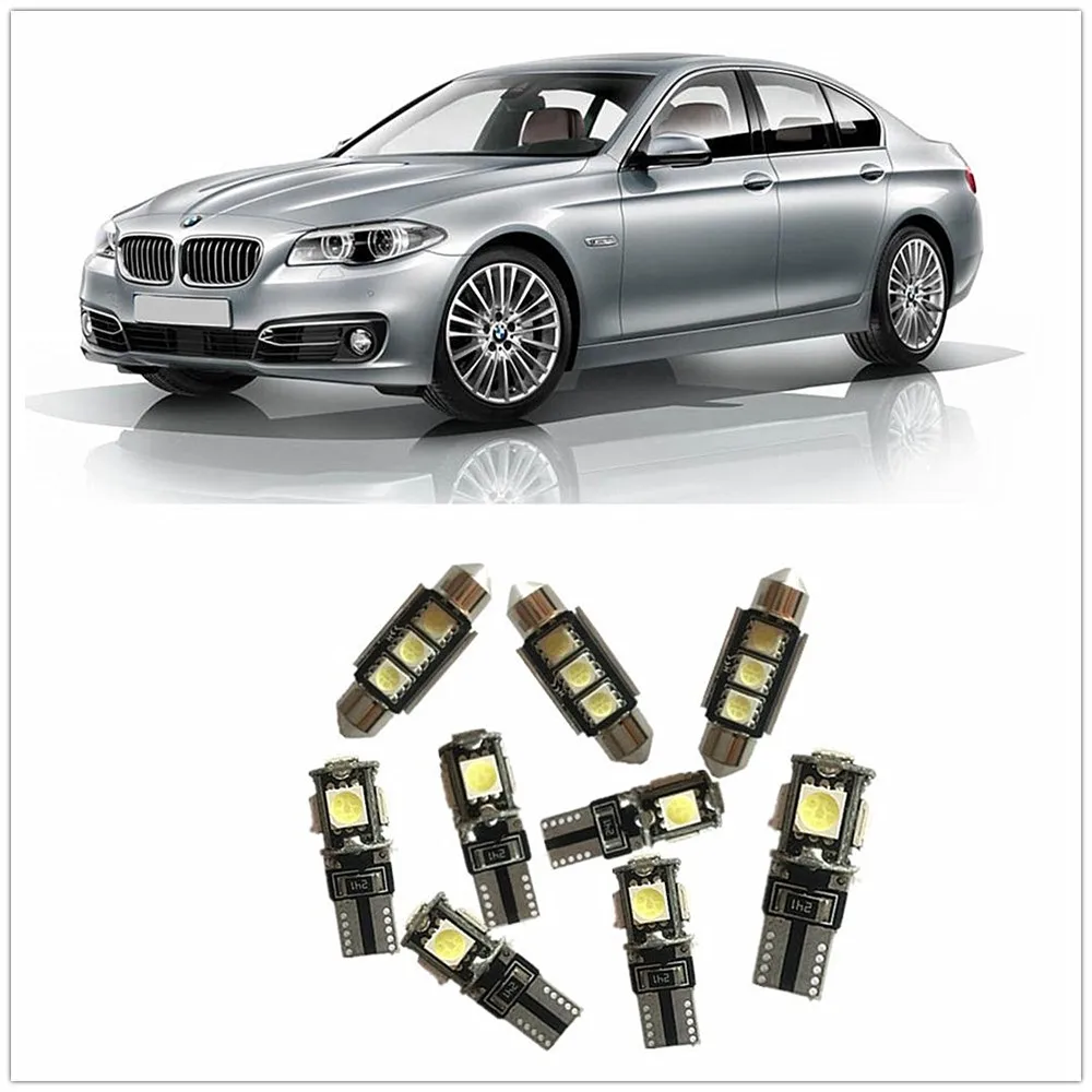 9 шт. белый светодиодный светильник s интерьер посылка комплект для BMW X1 X3 X4 X5 X6 M3 M4