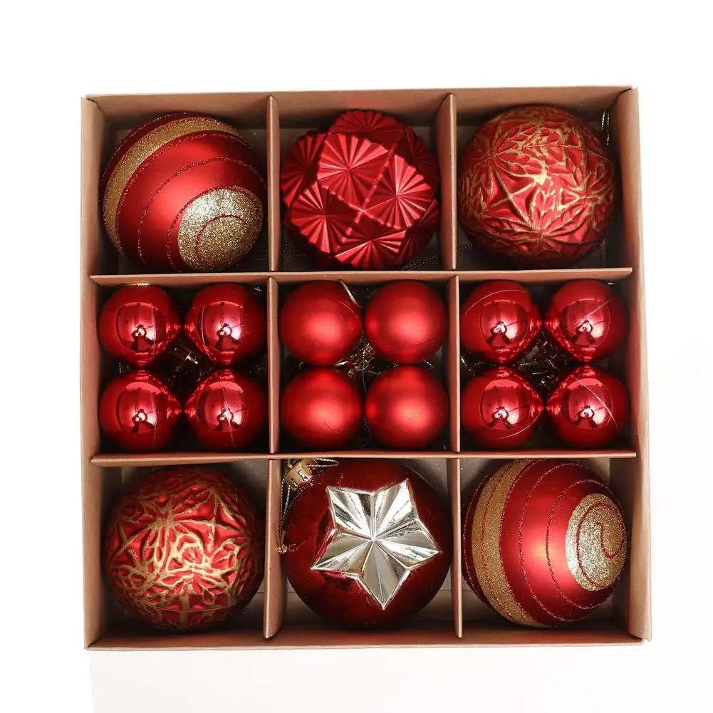 

Подвесные шары для рождественской елки, 30 шт., украшения, нежные рождественские украшения для дома, Витрины Магазина или вечерние