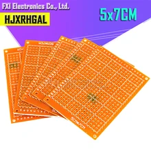 10 шт. 5x7 см 5*7 прототип бумага Медь PCB Универсальный Эксперимент Матрица платы igmopnrq