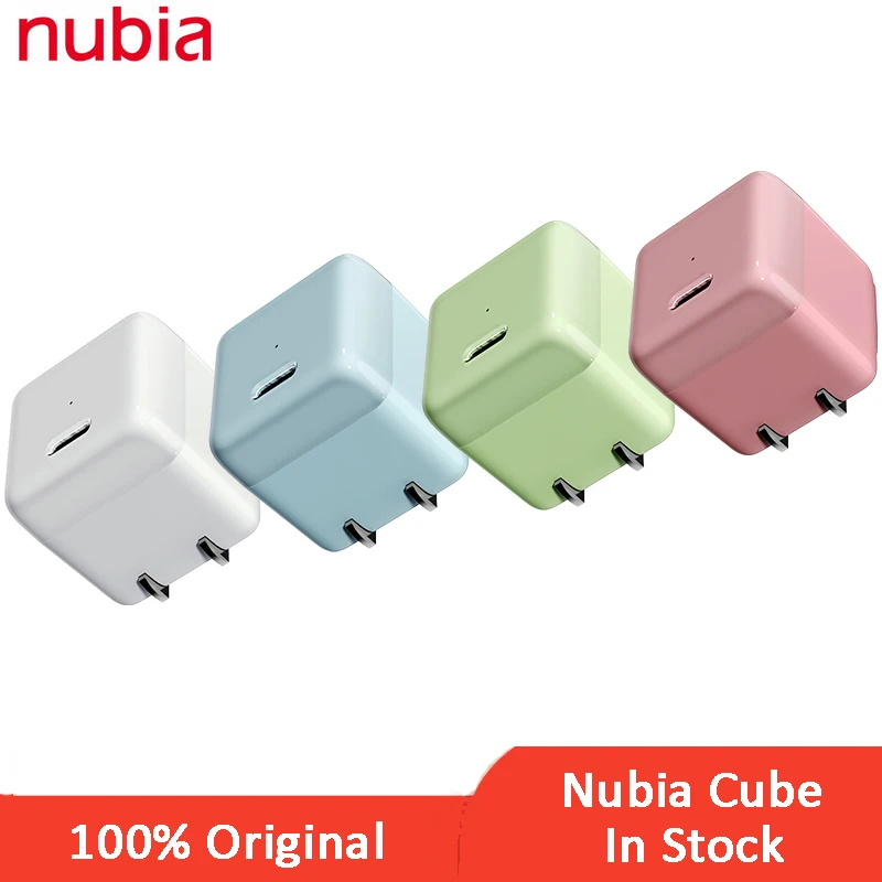 Новый оригинальный Nubia куб 22 5 Вт быстрой зарядки для iphone 12 pro nubia зарядное