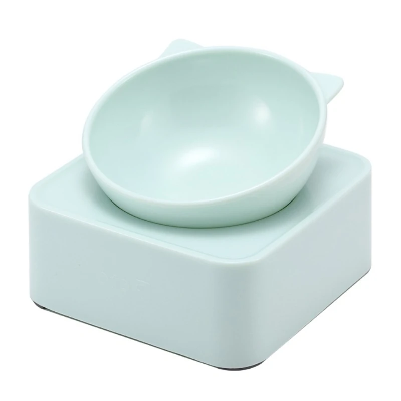 

Single Raised Detachable Elevated Stand Dog Bowl 0-30 Free Tilted Non-slip