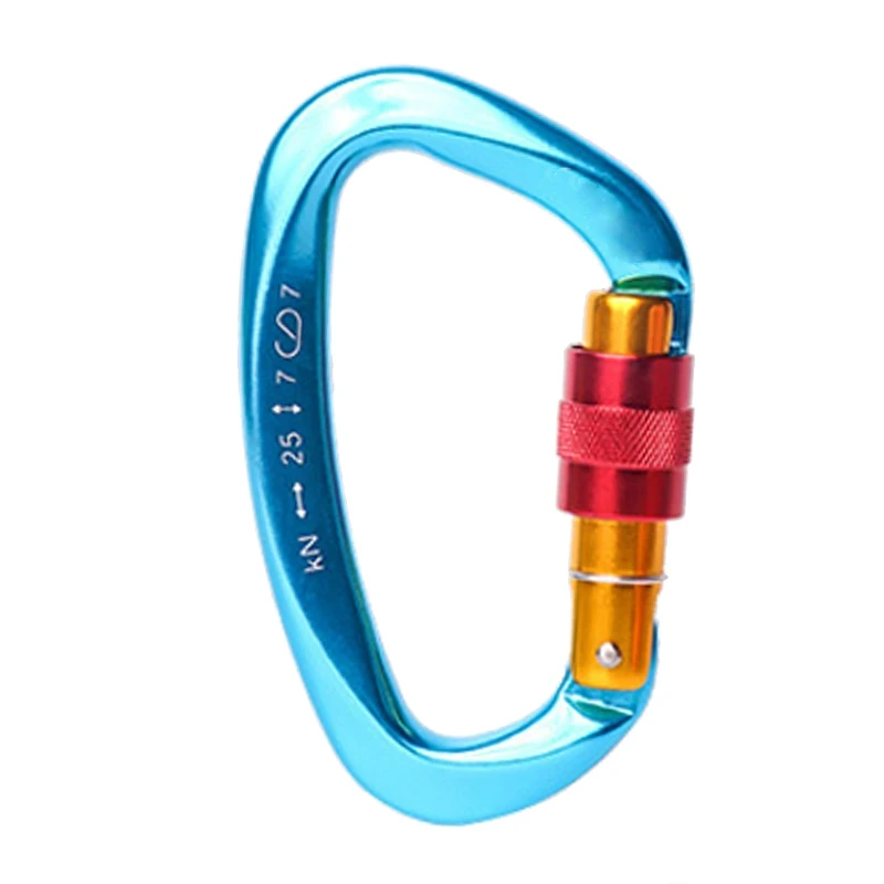 

25kN Карабин Пряжка Алюминиевый сплав крюк скалолазание кемпинг открытый инструмент выживания
