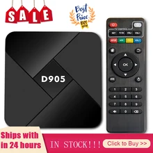 NEW D905 Smart TV Box Android 10.0 4GB 32GB Wifi 2.4G 4K Amlogic S905 Youtube Android TV BOX Set Top