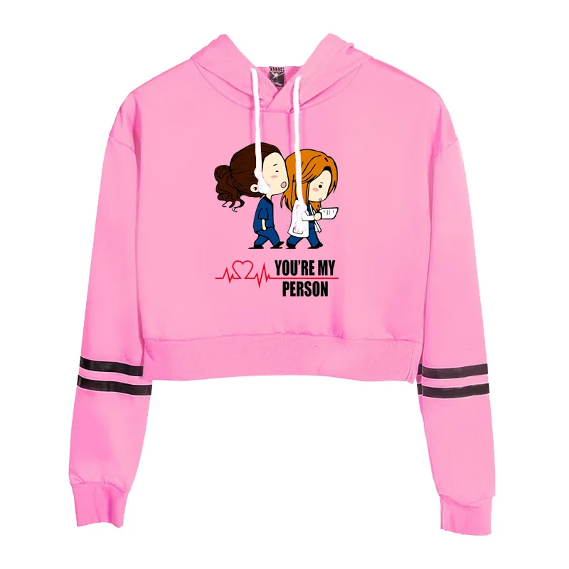 American Tv Series Grey'S Anatomy Hoodies Casual Hoodie You'Re My Person Sweatshirt Pullover Tops XXS-2XL